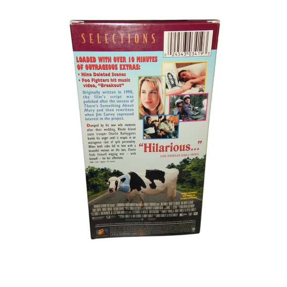 ME, MYSELF & IRENE VHS movie in original paper case Jim Carrey Comedy - Picture 3 of 6